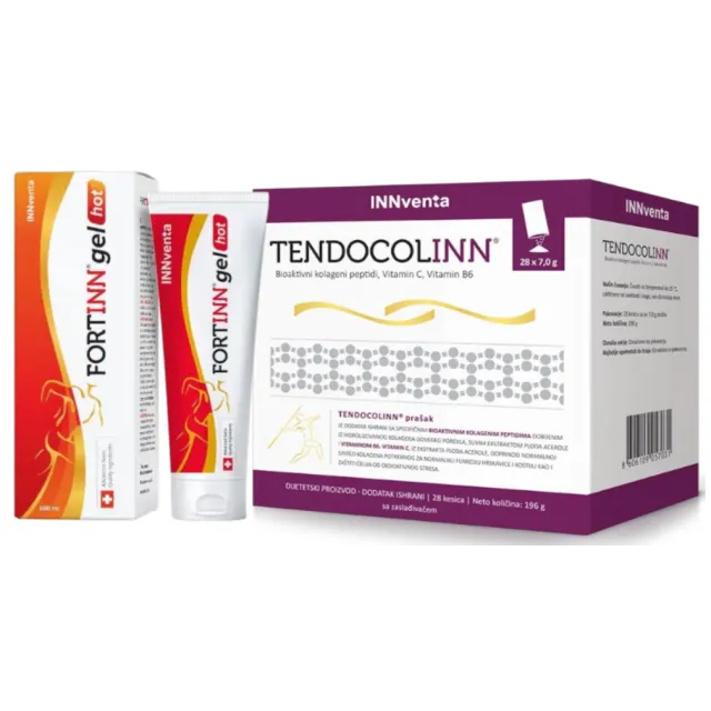 Tendocolinn 28 Kesica I Fortinn Hot Gel 100 Ml