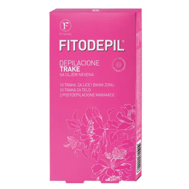 Fitodepil Trake Za Lice I Telo 10+10 Traka