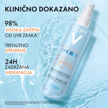 Vichy Capital Soleil UV Aqua Nevidljivi Sprej Spf50 200 ml