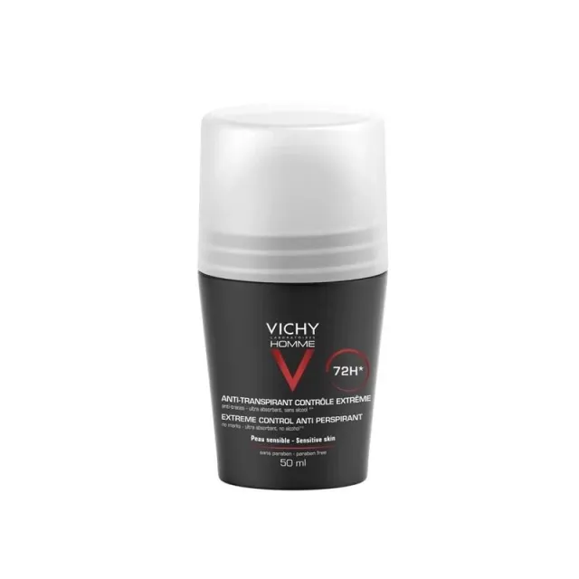 Vichy Homme Roll-On Za Zaštitu Od Znojenja Do 72H 50Ml
