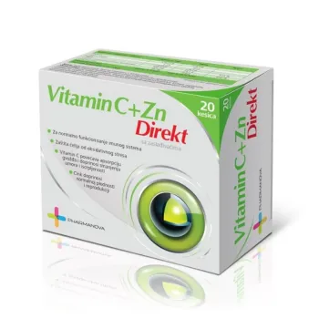 Vitamin C+Zn Direkt 20 Kesica