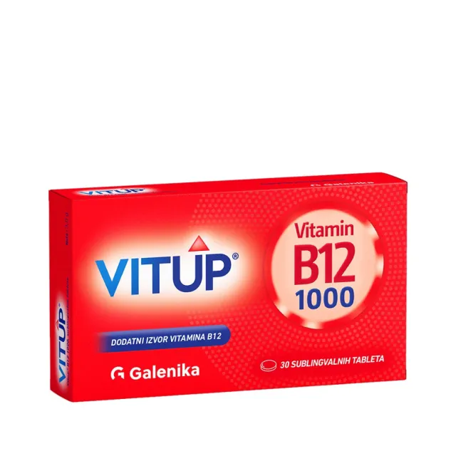 Vitup B12 1000 Mcg 30 Sublingvalnih Tableta