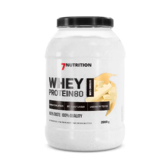 7Nutrition Whey Protein 80 Bela Čokolada 2000G