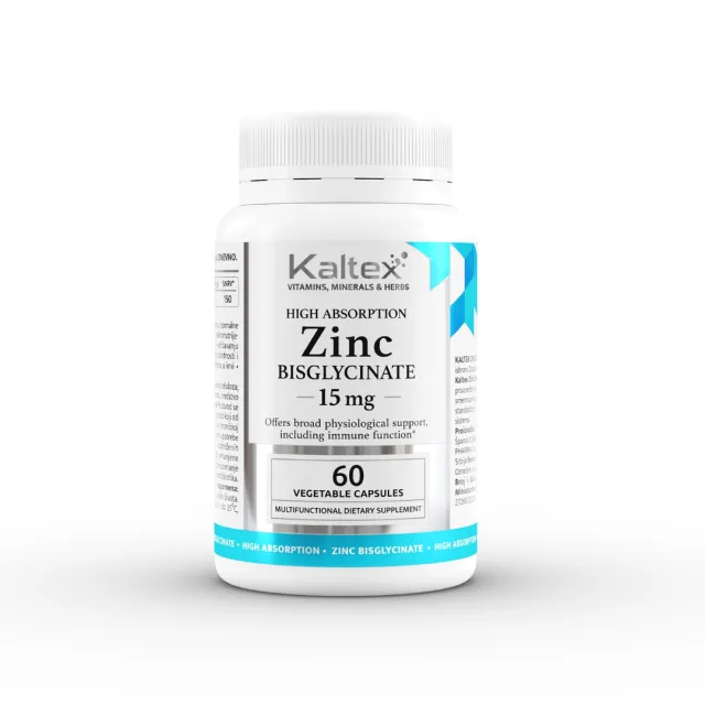 Kaltex Zinc Bisglycinate 15Mg 60 Kapsula